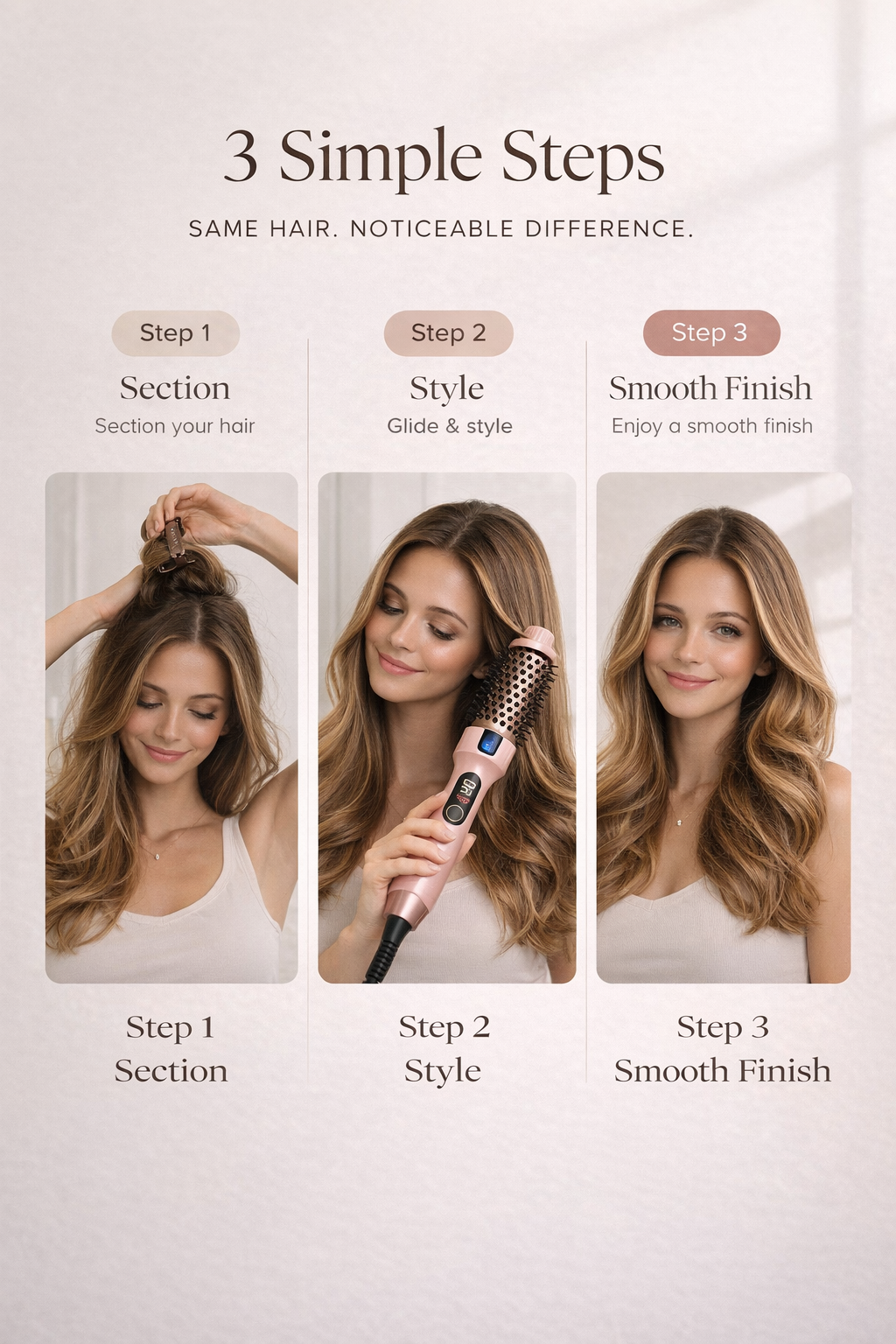 Smooth, Frizz-Free Hair in 10 Minutes