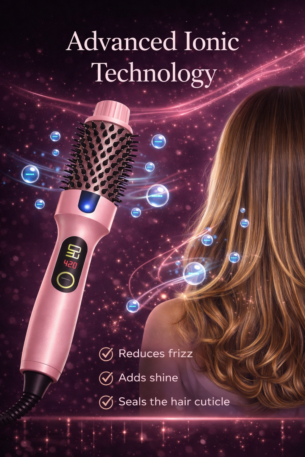 3-in-1 Ionic Thermal Brush – Salon Blowout at Home